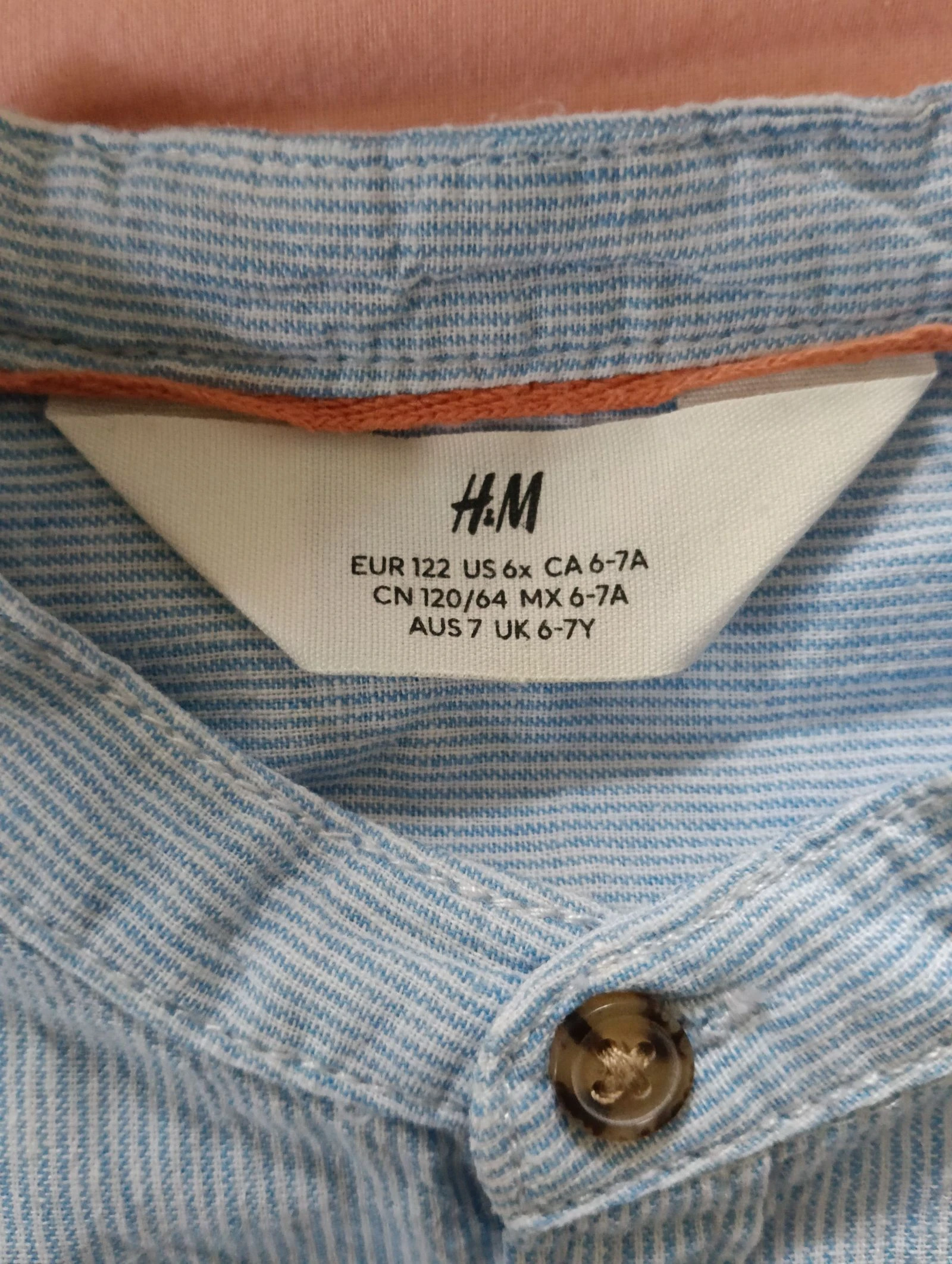 Camisa azul céu mc h&m – photo 2